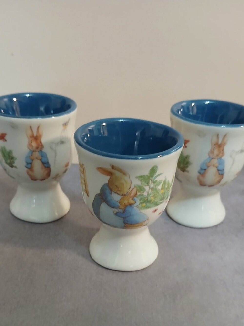 Set of Three Peter Rabbit Egg Cups FW&Co. 2025
